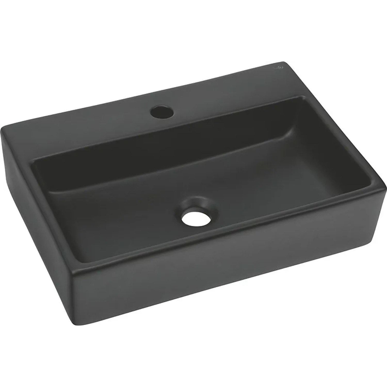 baliv Umywalka W WBA-7160 nablatowa ceramiczna czarna