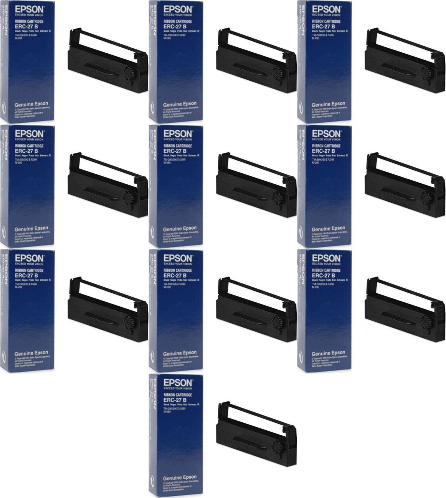 10x Kaseta Epson ERC 27, black (czarny)