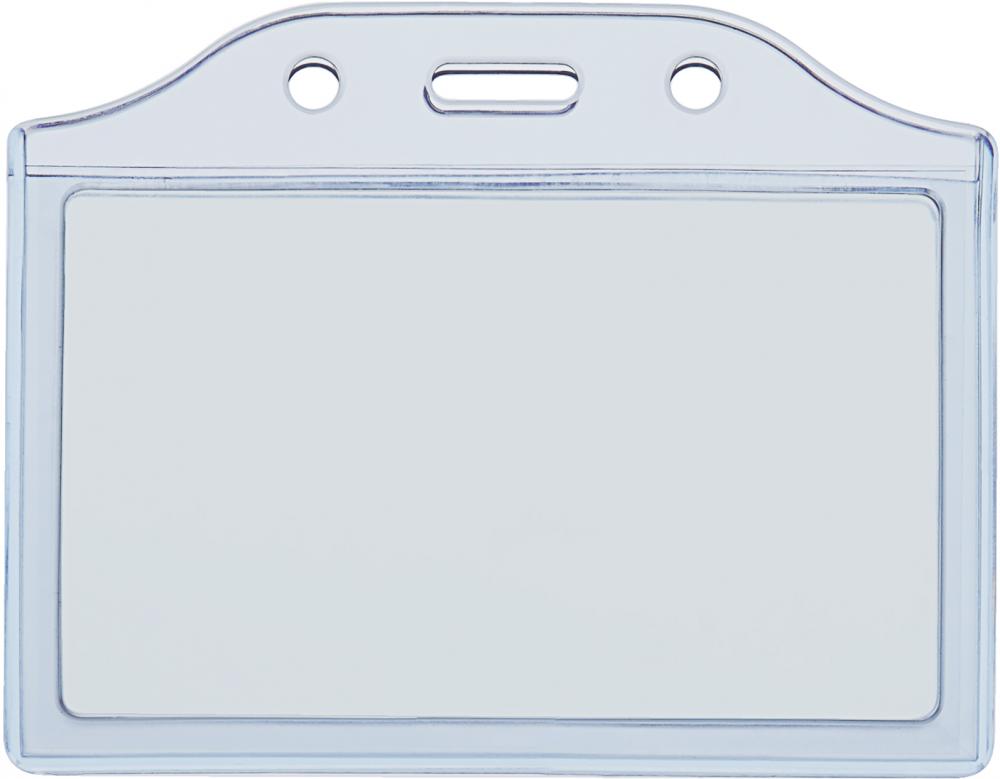 Holder do identyfikatorów Argo 2K-H blue, 55x90mm, 50 sztuk, przezroczysty