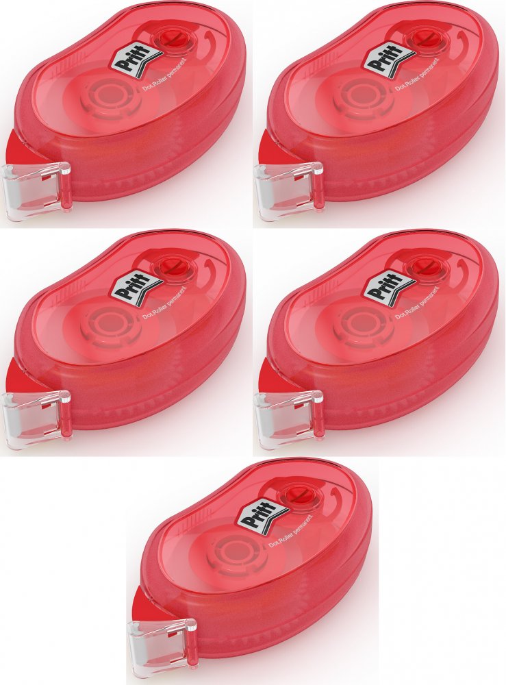 5x Klej Pritt compact permanent, w taśmie, 8.4mmx10m