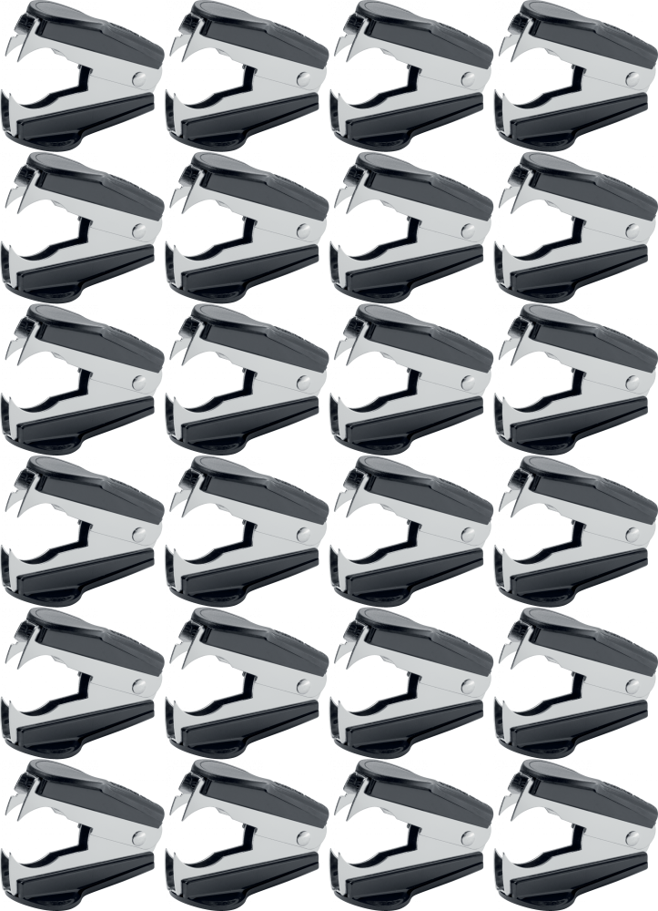 24x Rozszywacz Rapid C2, 41x27x60mm, czarny