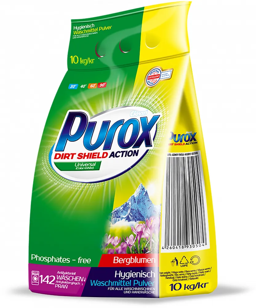 Proszek do prania Clovin Purox Universal, 10kg