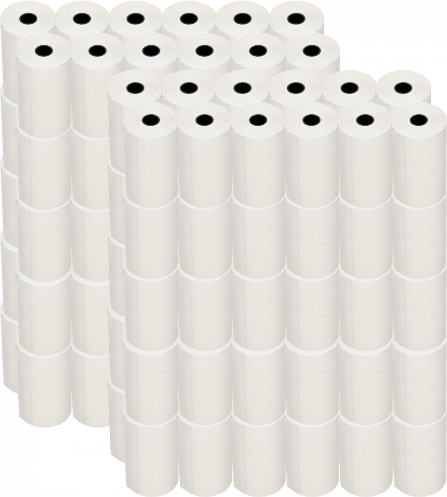 120x Rolka termiczna Emerson, 57mm x 25m, 55g/m2, biały