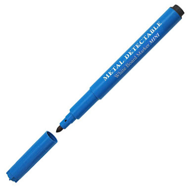 Marker suchościeralny wykrywalny Prohaccp Mini, obudowa kolor niebieski, tusz niebieski