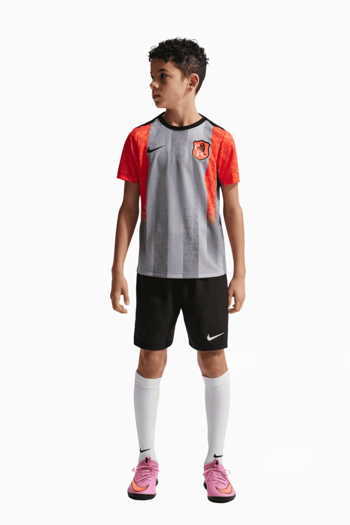 Koszulka Nike Chelsea FC 25/26 Academy Pro Junior - Szary