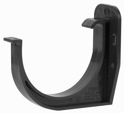 Uchwyt rynnowy grafitowy PVC Kaczmarek Fi 125