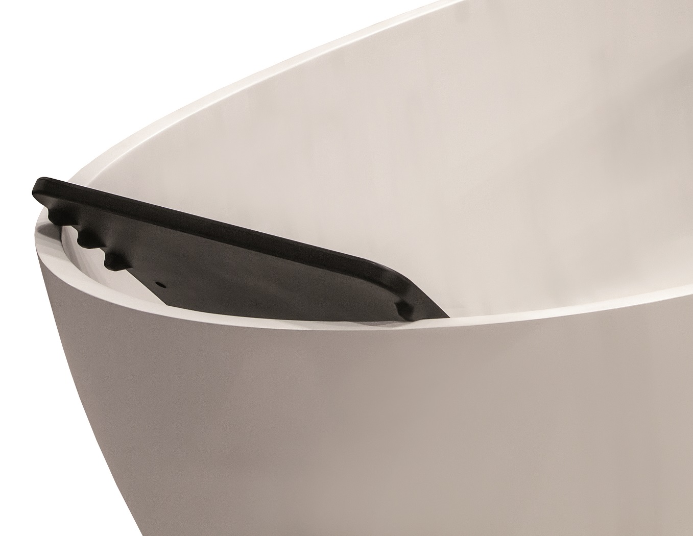 Hoesch oparcie do wanny czarne 69194