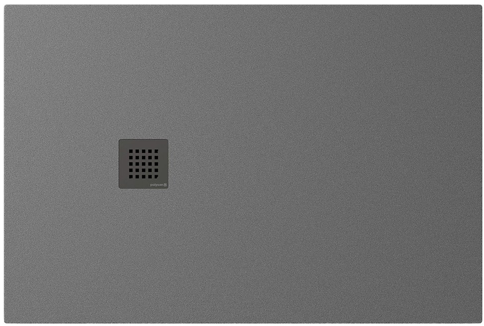 Polysan Treneca brodzik prostokątny 140x80 cm szary 84304.31