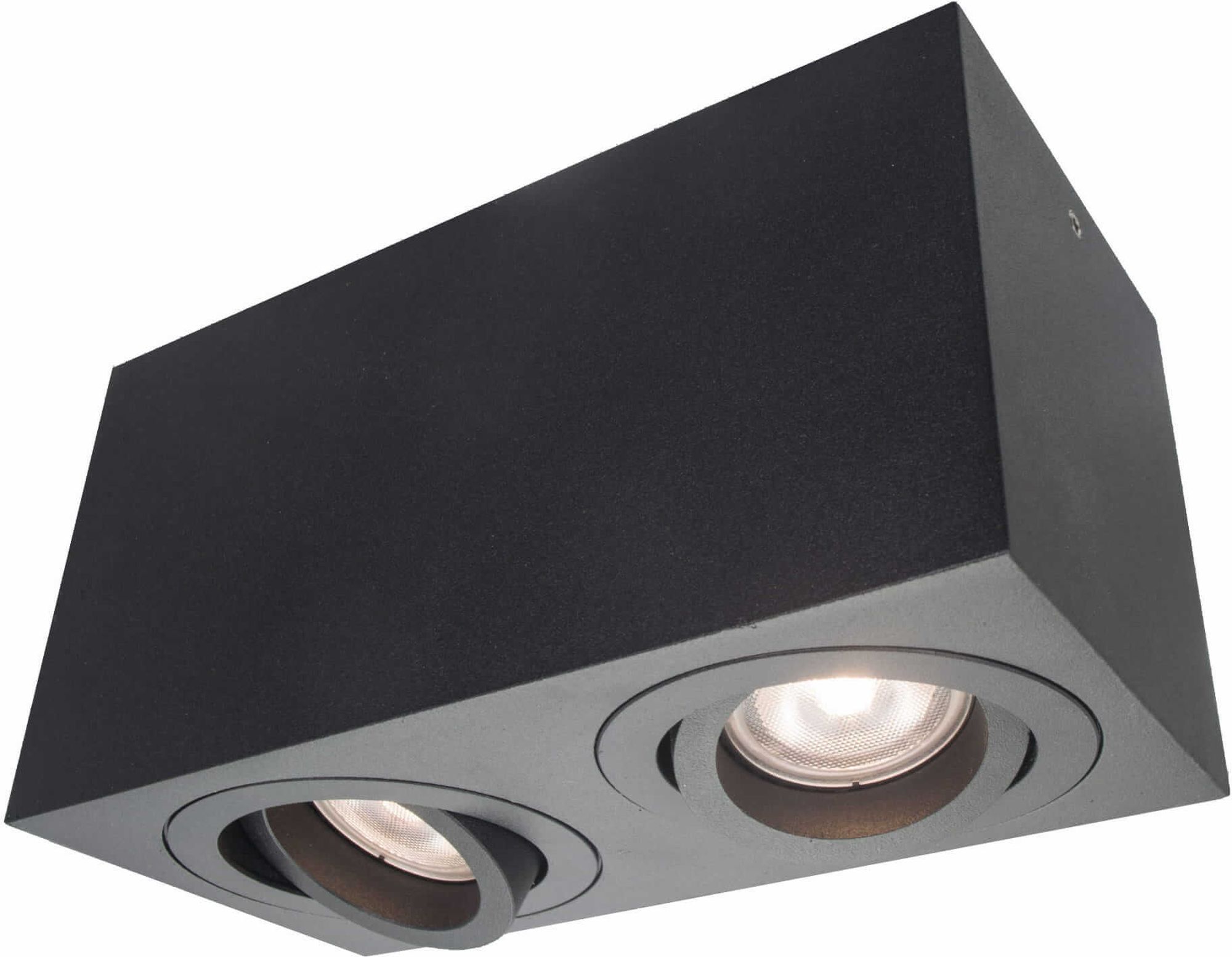 Light Prestige Lyon lampa podsufitowa 2x50W czarna LP-5881/2SMBK - Wysyłka w 24h