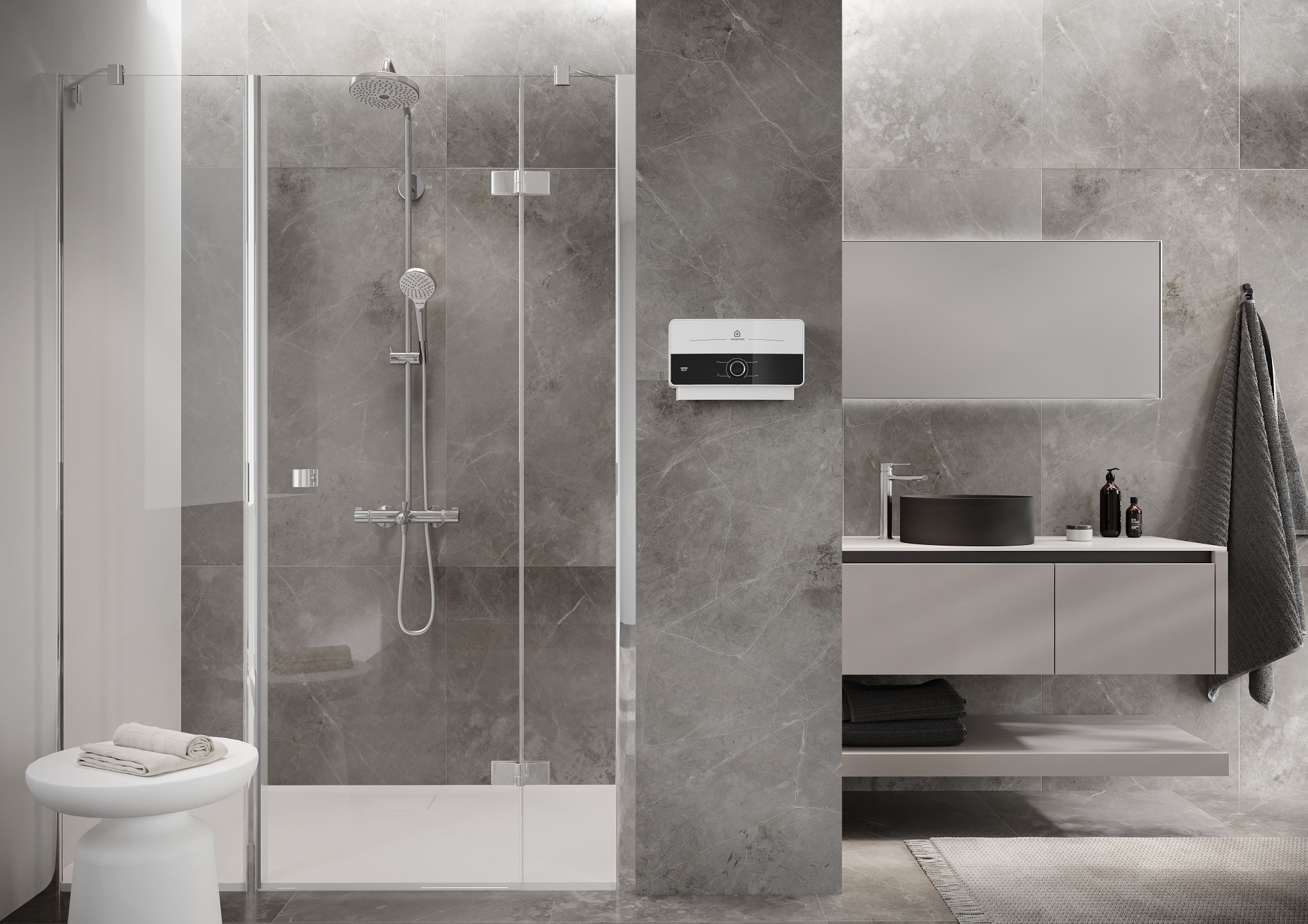 Ariston Aures podgrzewacz przepływowy 7KW elektryczny 3195218