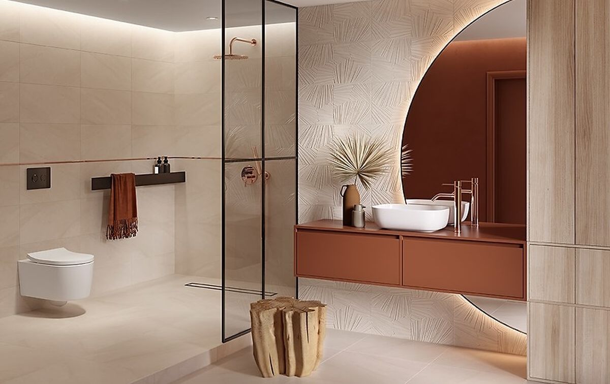 Cersanit Murra beige matt płytka ścienna 29,7x60 cm