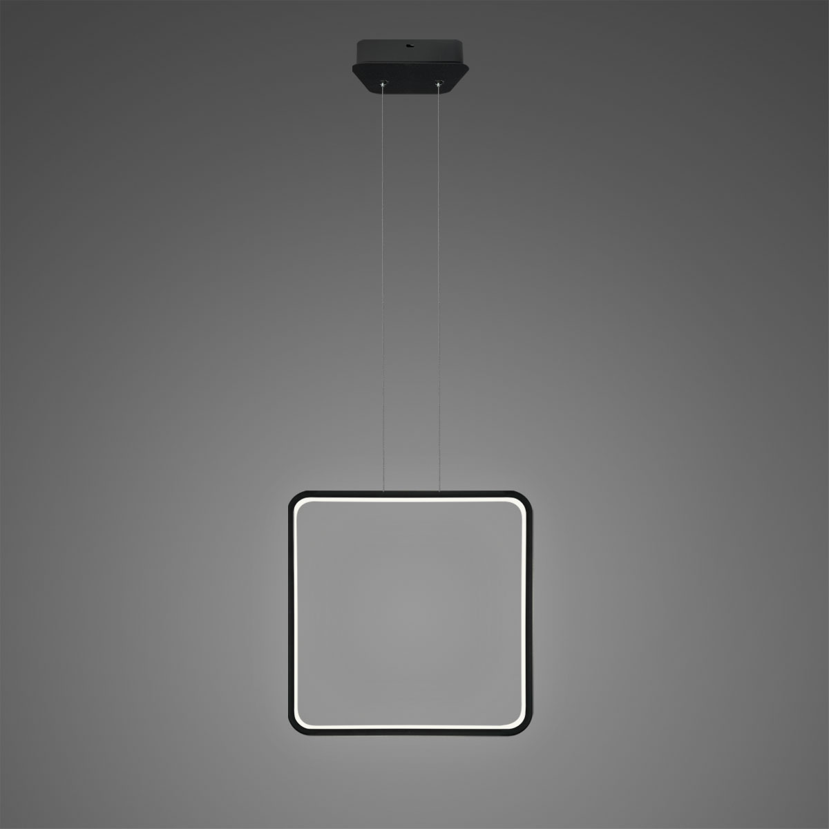 Altavola Design Ledowe Kwadraty lampa wisząca 1x19W czarna LA079/X_40_in_3k_black
