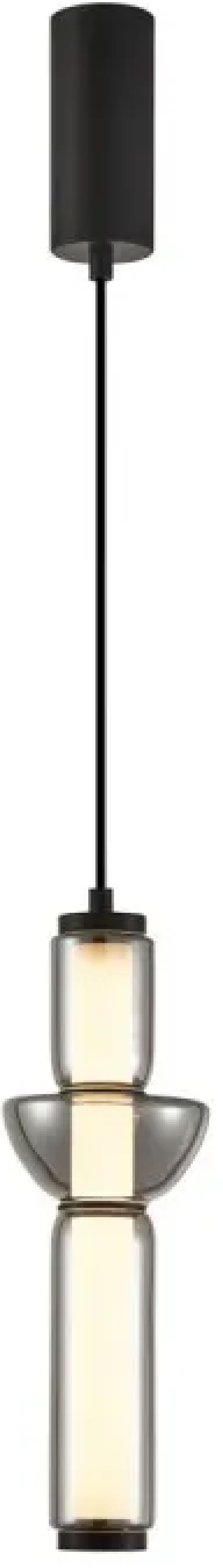 Italux Bruni lampa wisząca 1x19 W czarna PND-27372-1-19W-BK - Wysyłka w 24h