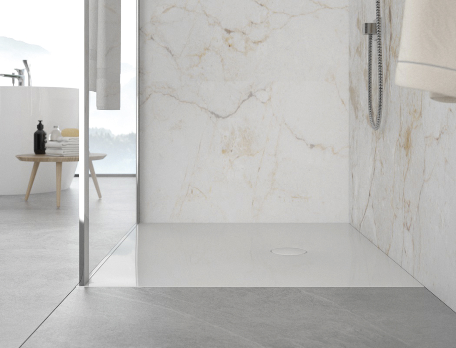 Sanplast Open Mineral brodzik 180x90 cm prostokątny biały 645-430-0610-01-000