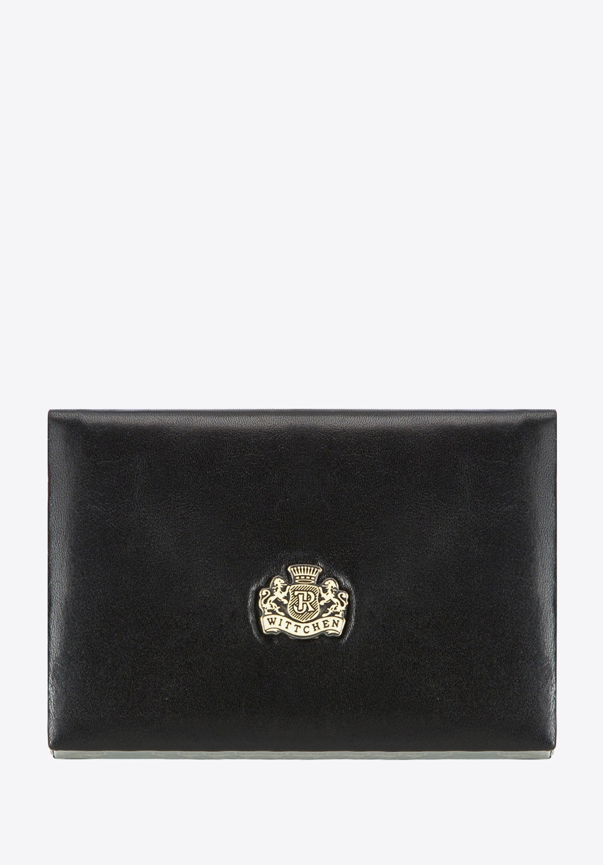 Etui na dokumenty ze skóry naturalnej czarne