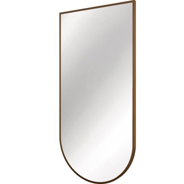 DEANTE Lustro wiszące SILIA w ramie 100x50 cm brąz szczotkowany ADI_C