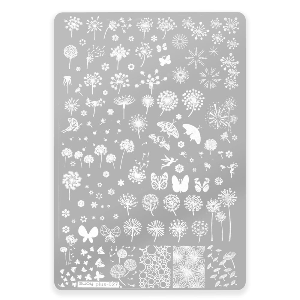 Blaszka ze wzorkami do stempli plus-027