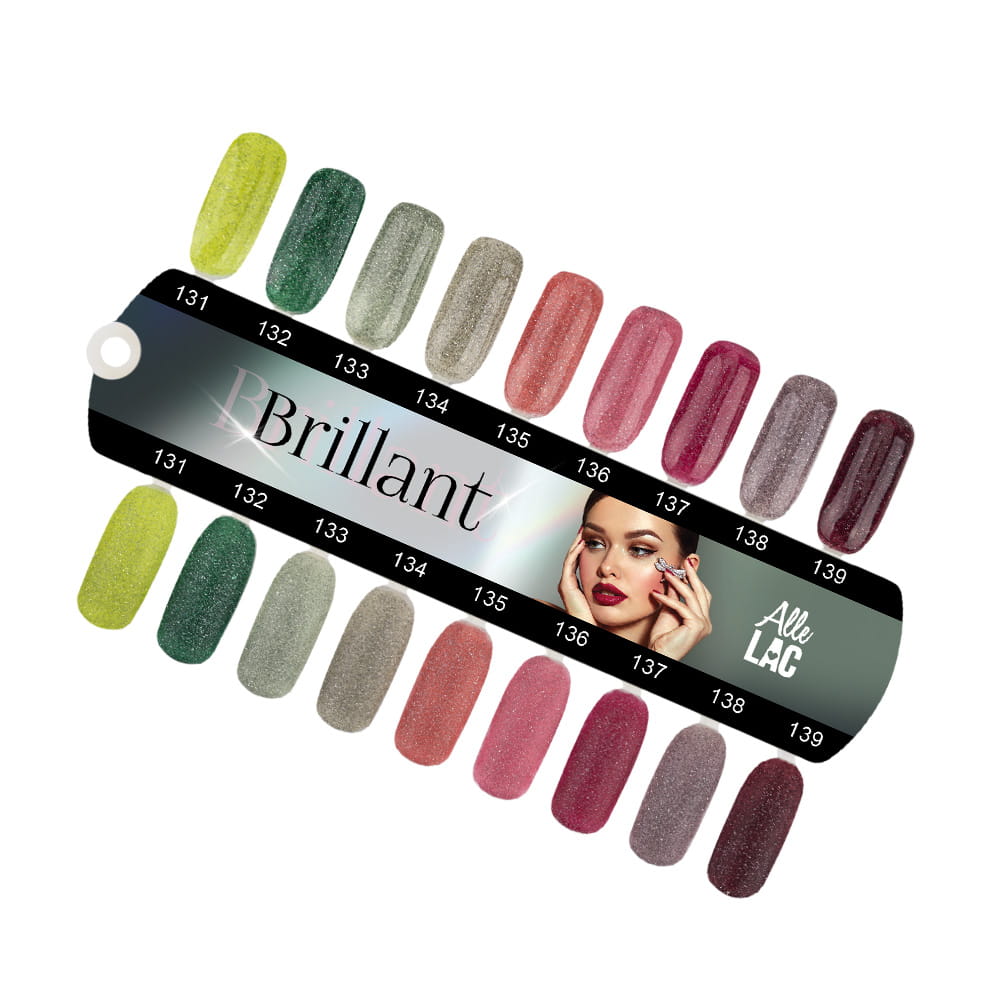 Wzornik AlleLac Brillant połysk i mat 9 kolorów
