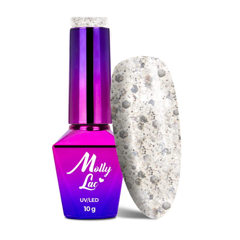 Lakier hybrydowy LED/UV Gel Polish MollyLac Queens Of Life Nr 30 Brilliant 10 g