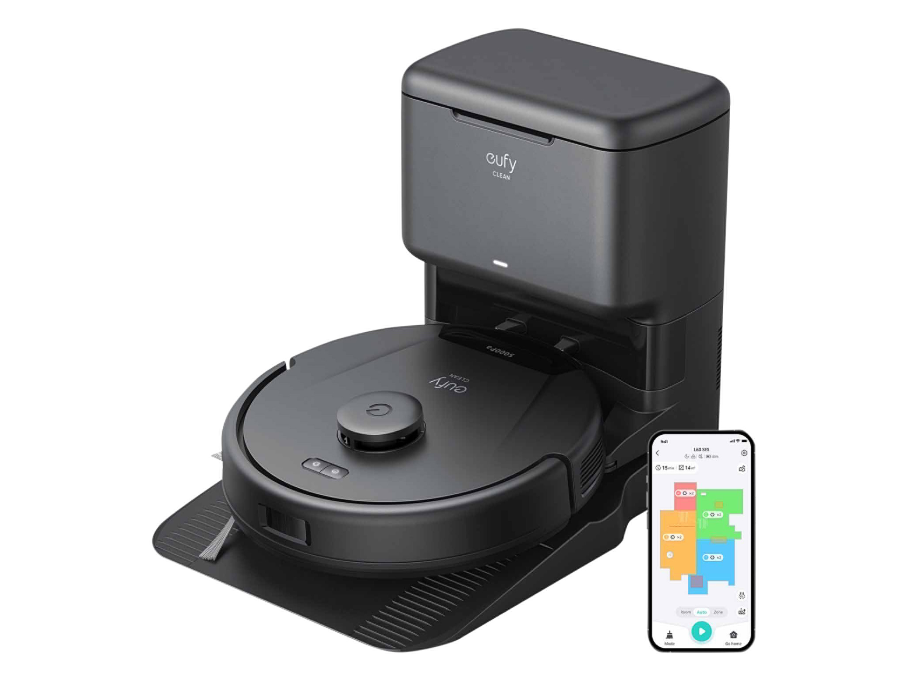 eufy Robot odkurzająco-mopujący ze stacją opróżniającą L60 Hybrid Odkurzacz robot