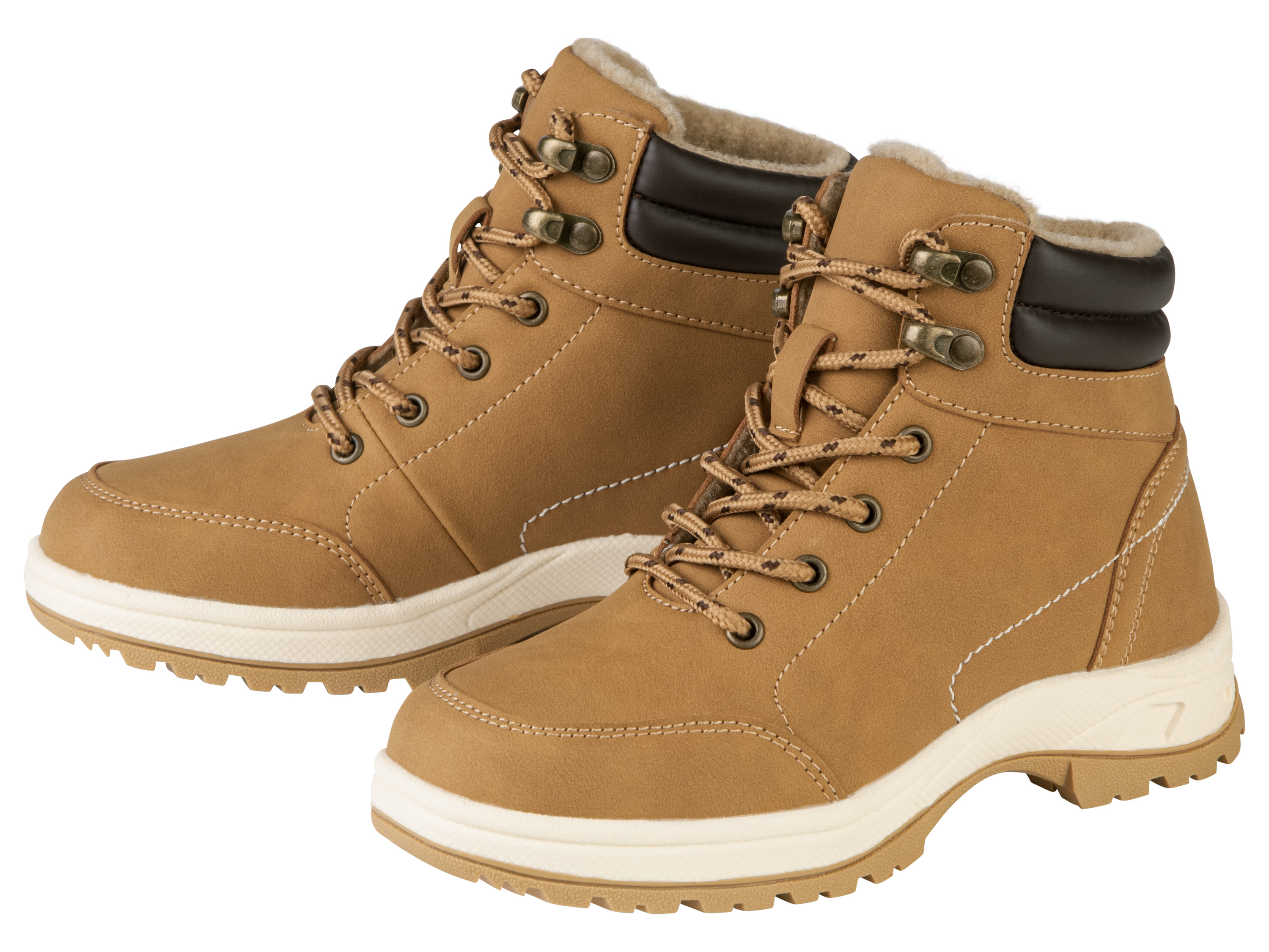 pepperts! Botki dziecięce sznurowane Beżowy, 32