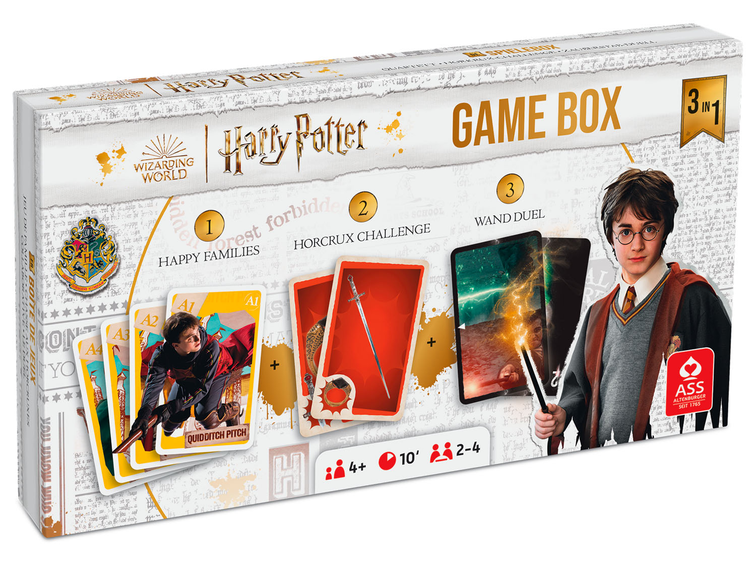ASS Altenburg Zestaw gier 3 w 1, 1 sztuka Harry Potter