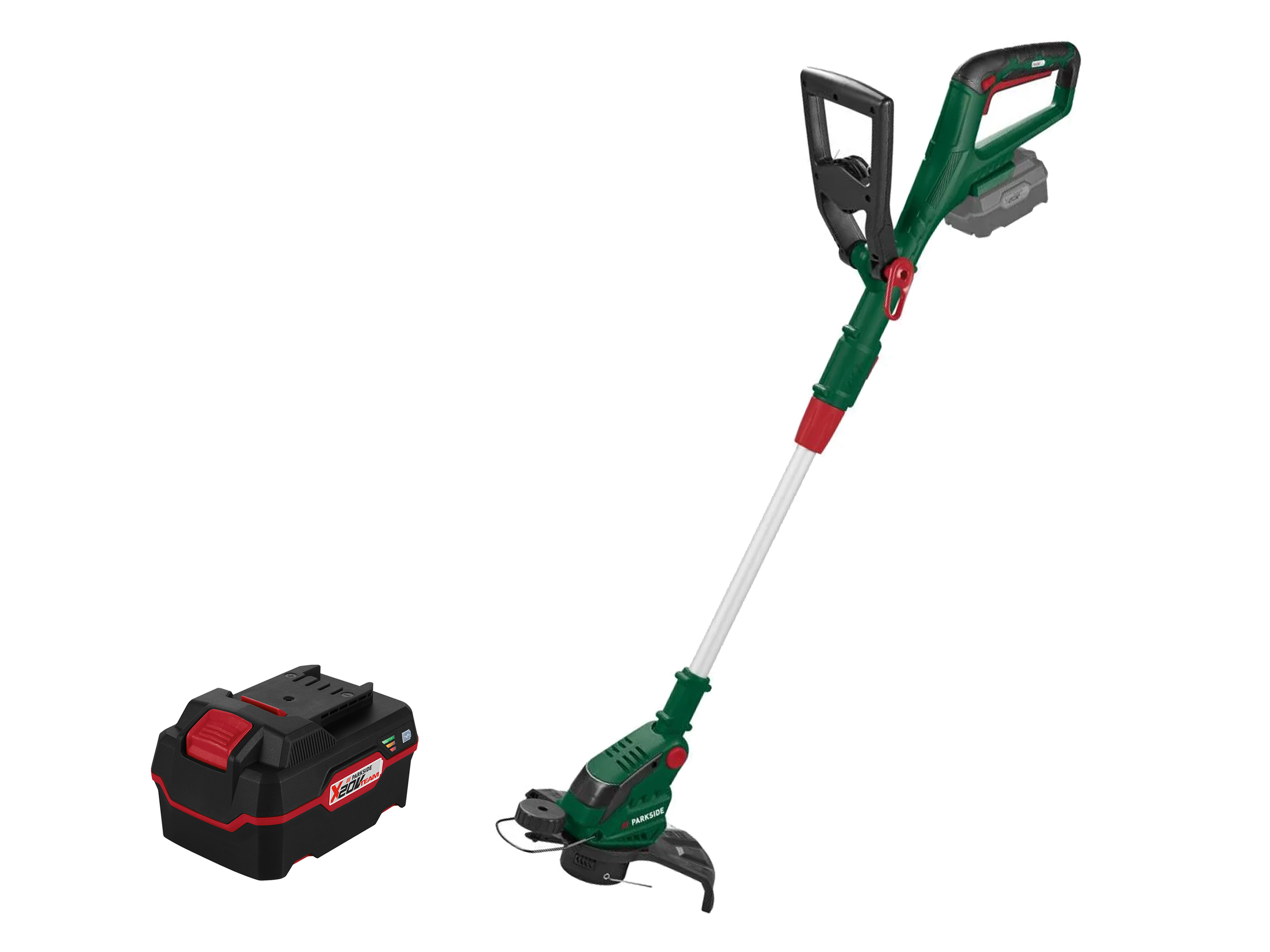 Parkside Zestaw Akumulatorowa podkaszarka do trawy 20 V, Prta 20-Li C3 z akumulatorem 20 V, 4 Ah