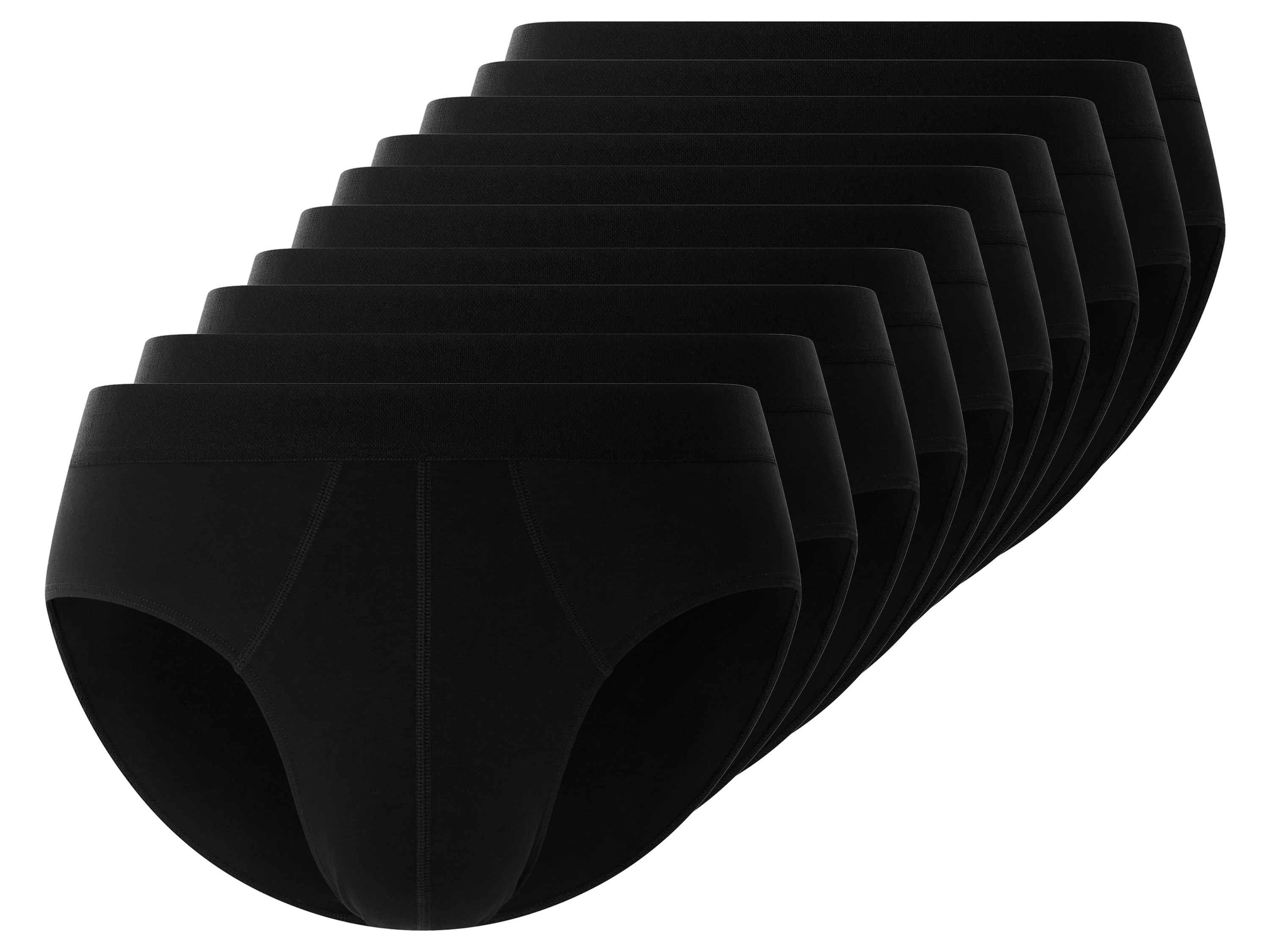 esmara Men Majtki slipy męskie z bawełną, 10 pary 6/L