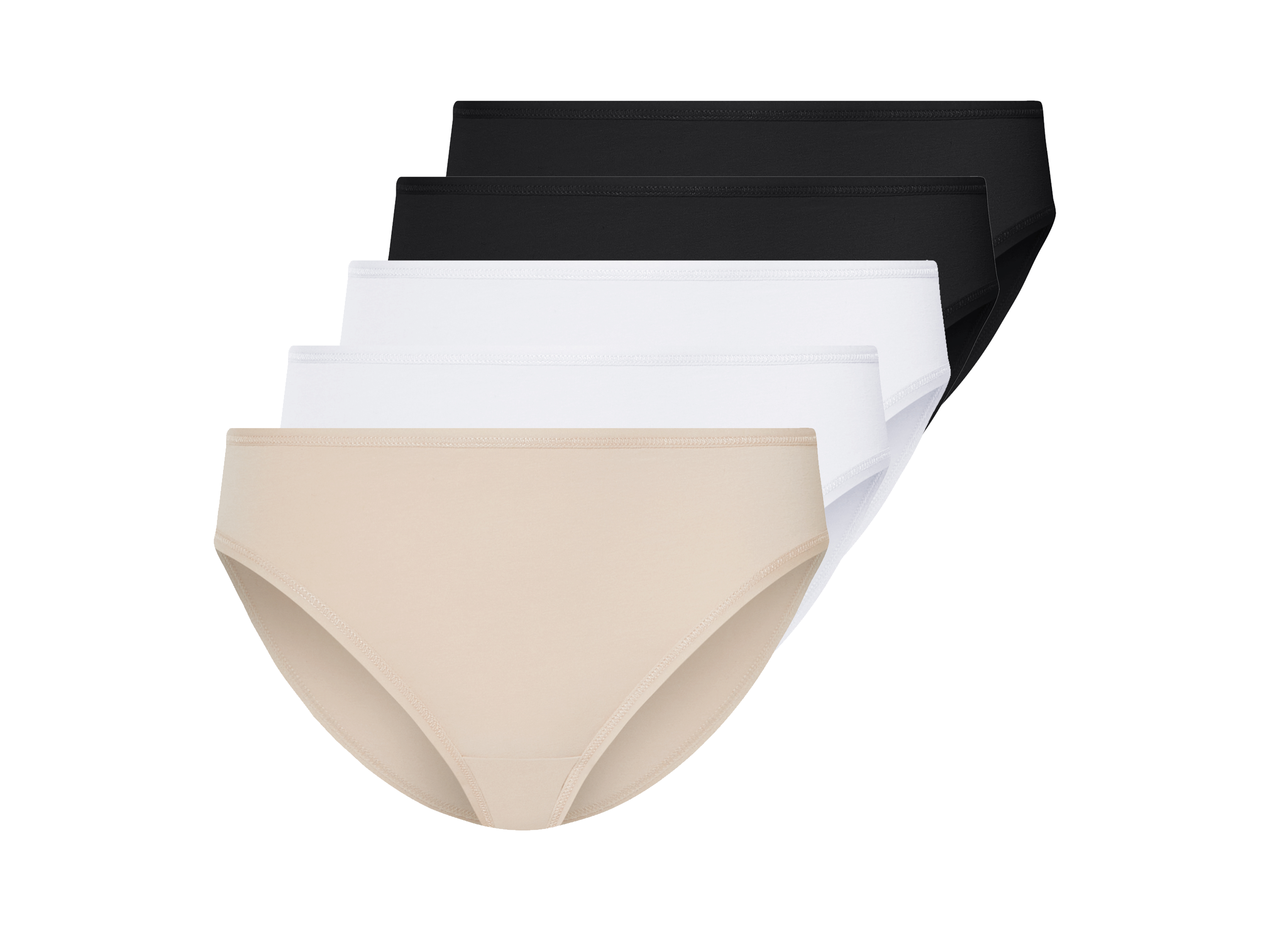 esmara Majtki figi damskie z bawełną, 5 par S36/38