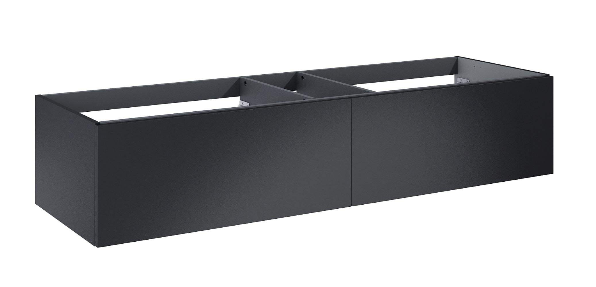 Darmowa Dostawa - Szafka 160x44.9x31.8 cm podumywalkowa wisząca czarna Elita Look Slim RE081604027160