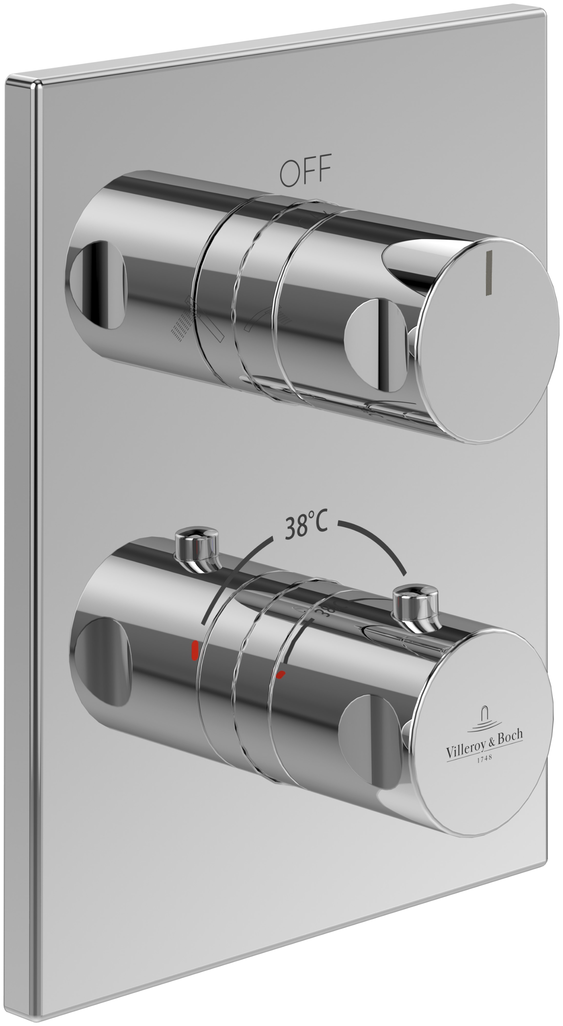 Darmowa Dostawa - Bateria wannowo-prysznicowa podtynkowa chrom Villeroy & Boch Universal Taps & Fittings TVD00065300061