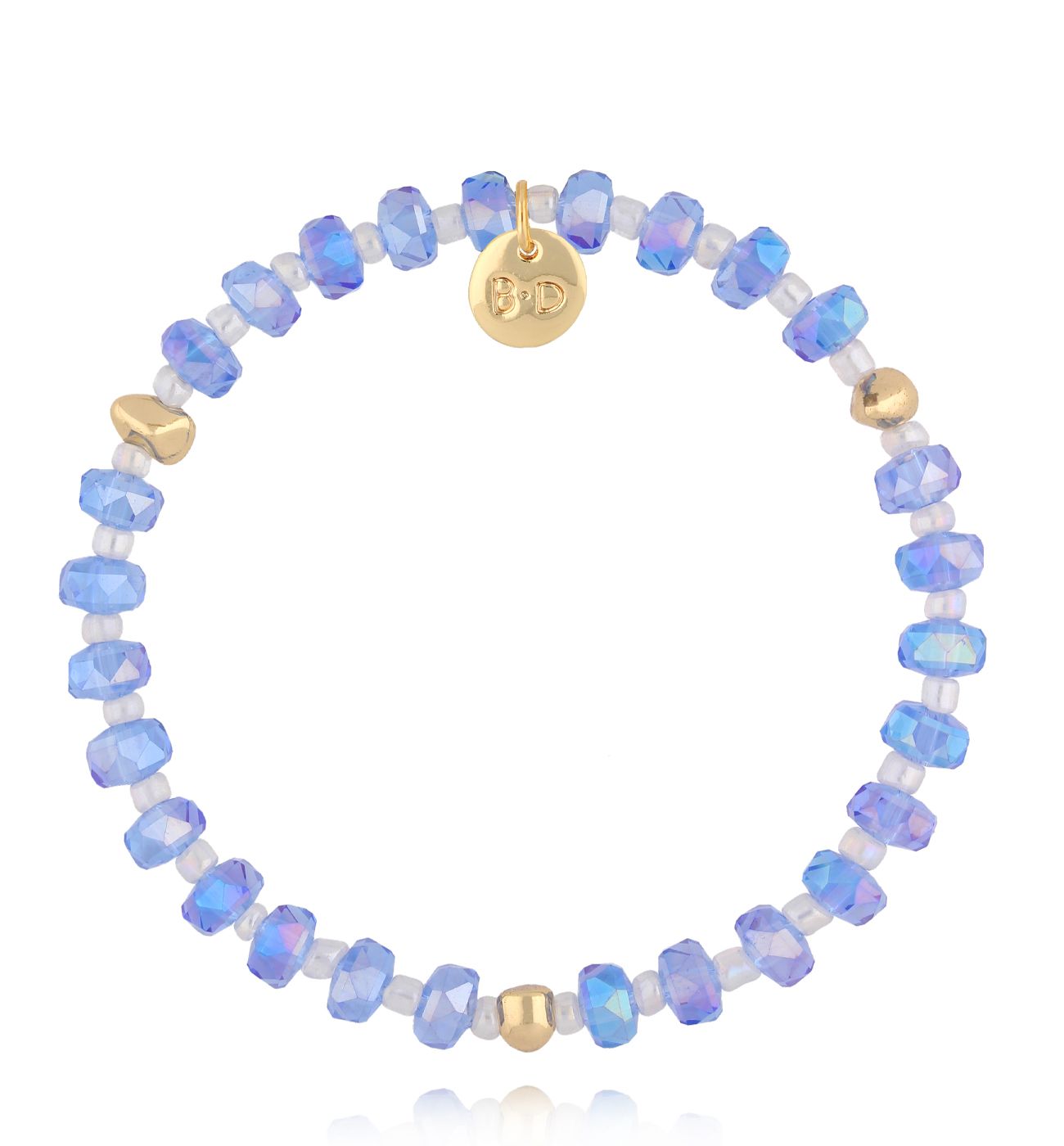 Bransoletka z atramentowymi kryształkami BCY0444