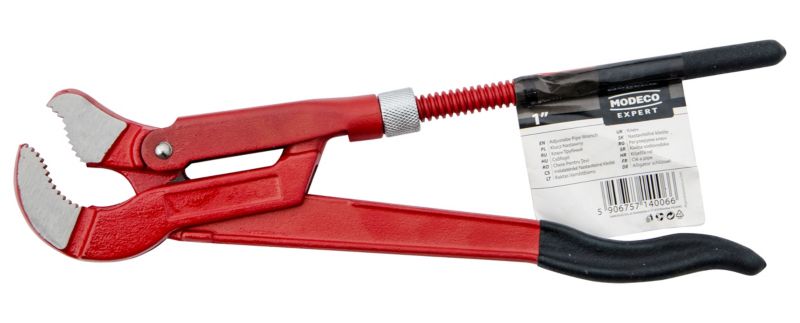 Klucz do rur Modeco Expert profi 1'' typ 145-s Cr-V - etykieta - 1 szt.