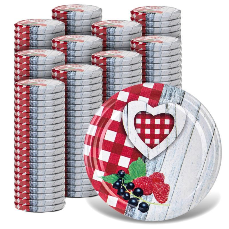 Wieczko KADAX fi66 Kratka z serduszkiem pakiet 200 szt.