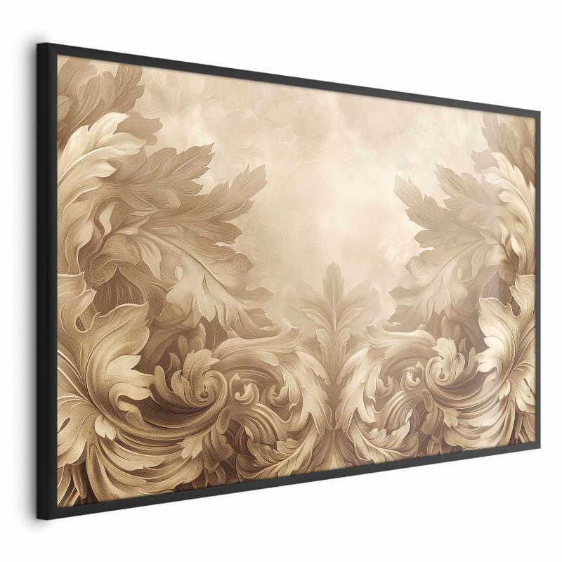 Plakat Artgeist Rzeźbione ornamenty 42x29,7 cm z ramą czarną 1 szt