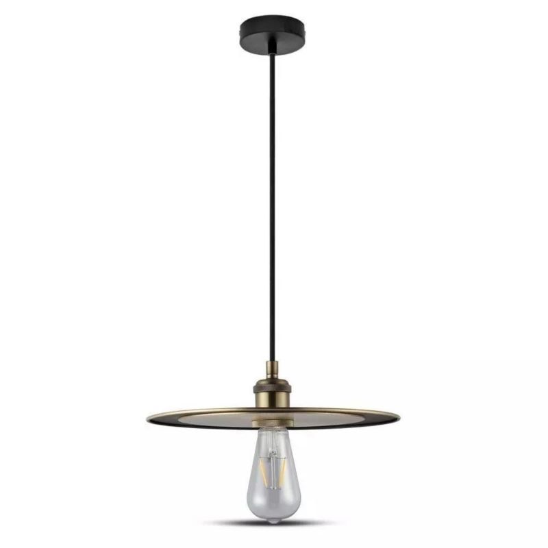 Lampa wisząca V-TAC Vt-7777 mosiężno-złota wym: 100 x 30 x 30 cm 1xE27 x 1 szt.