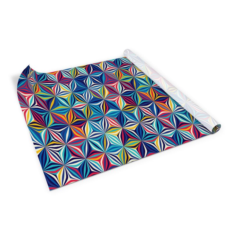 Samoprzylepna okleina Tulup 100x50 cm Retro wzór iluzja 3d 1 szt.