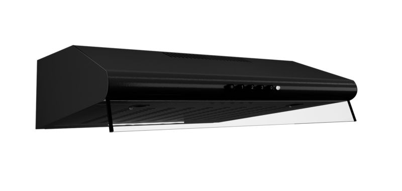 Okap podszafkowy akpo wk-7 ZK-60 czarny półmat 1szt.