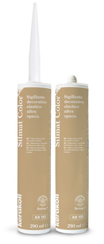 Silikon sanitarny Kerakoll Silmat KK151 jasnobrązowy 290 ml