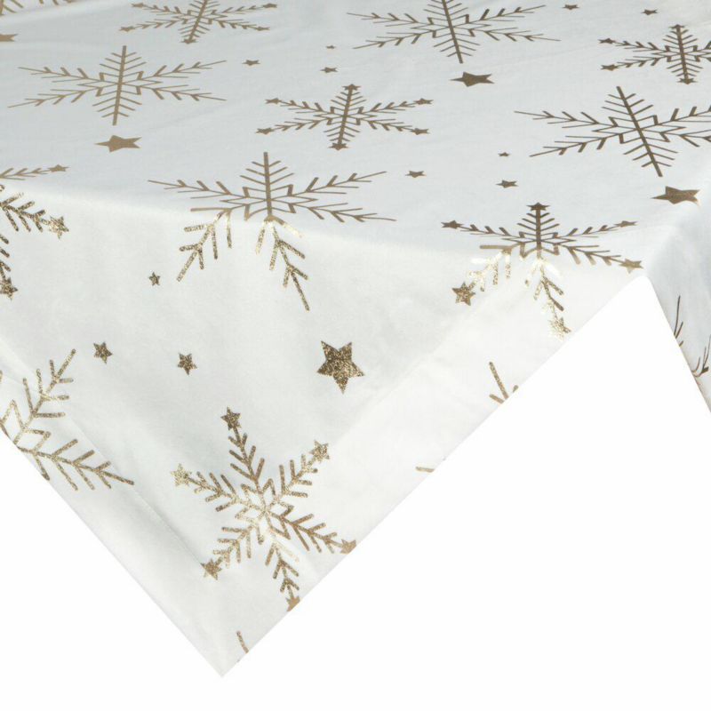 Obrus Świąteczny 13A Eurofirany Biały Poliester 85x85 cm 1 szt.