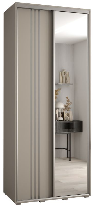 Szafa przesuwna Abiks 45 wysoka Dakota 7 100 kaszmir+kaszmir+srebr 1 szt