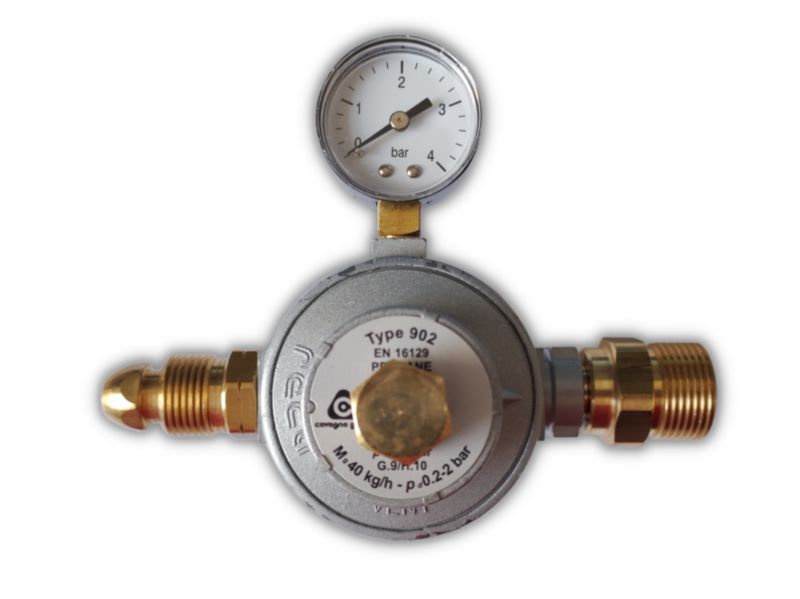 Reduktor I stopnia Cavagna Group typ 902 z manometrem - 1 szt