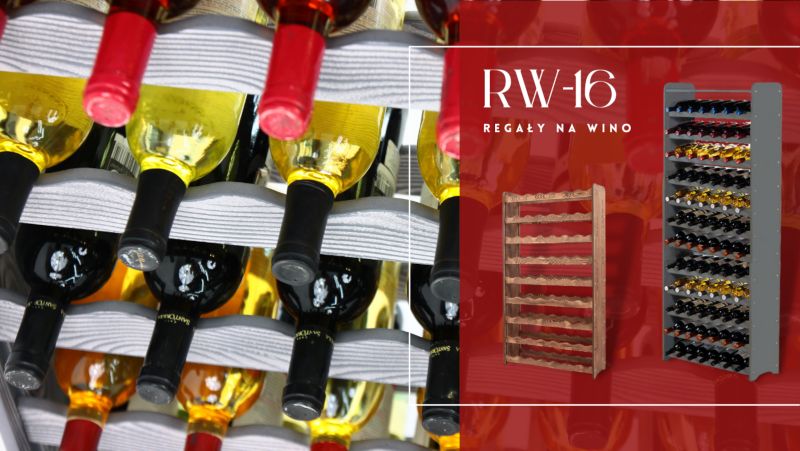 Regał na wino MODO24 drewno sosnowe 42 butelki ciemny szary 1 szt.