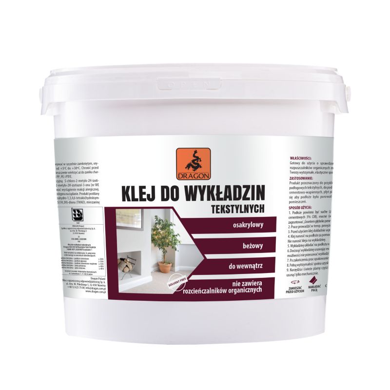 Klej do wykładzin Dragon 6 kg