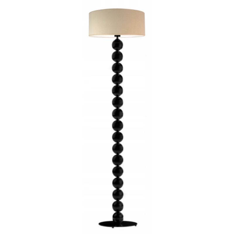 Lampa stojąca Volta Light Factory podłogowa z abażurem beżowy walec BUBBLE 1szt.