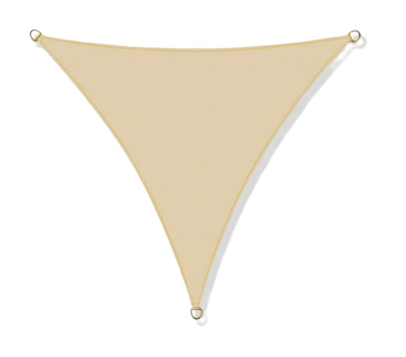 Żagiel przeciwsłoneczny Aio Factory wodoodporny codura beżowy 3x3x3 m 1szt