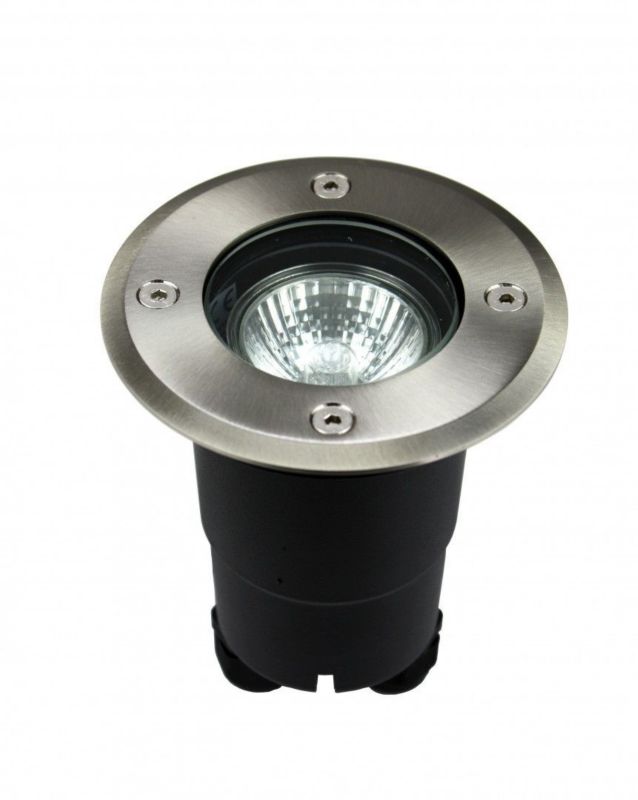 Lampa gruntowa najazdowa SU-MA Pabla stal nierdzewna 1 x GU10 x IP67 wym: 11 x 10,4 x 10,4 cm - 1 szt.