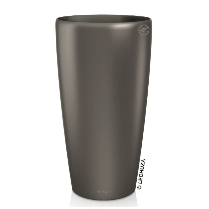 Doniczka Zadora Do Domu Na Taras RONDO 32/56 antracyt metalik 1 szt