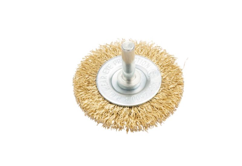 Szczotka tarczowa Mac Allister z trzpieniem 50 mm stal