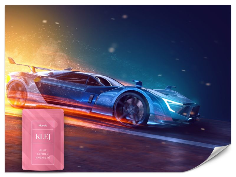 Fototapeta Muralo Futurystyczny Samochód Sportowy 400x280 cm 1szt.